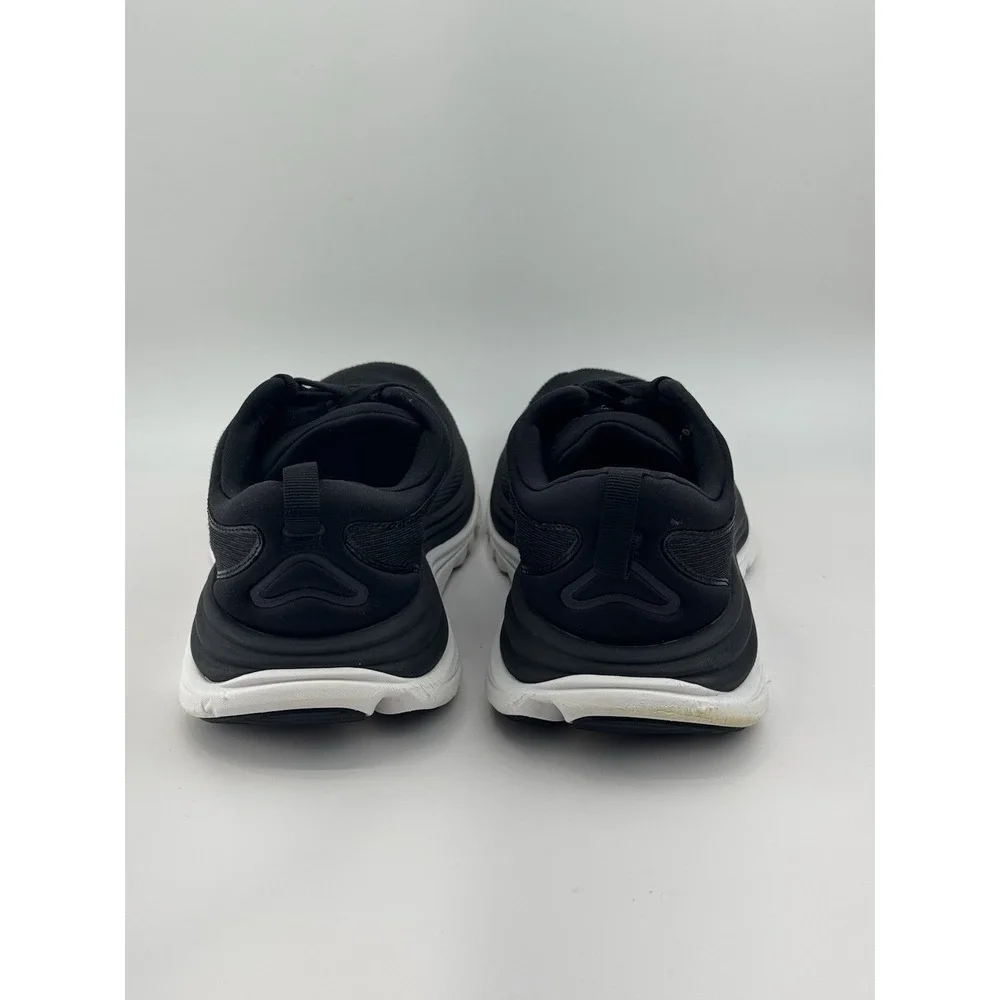 Hoka One One Sneakers Womens 9 D Wide Gaviota 5 1134270 BWHT Black Running Shoes